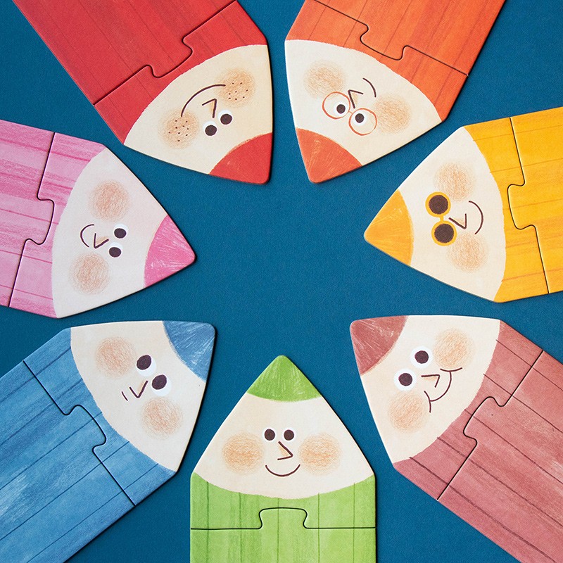 7 reversible colour puzzles